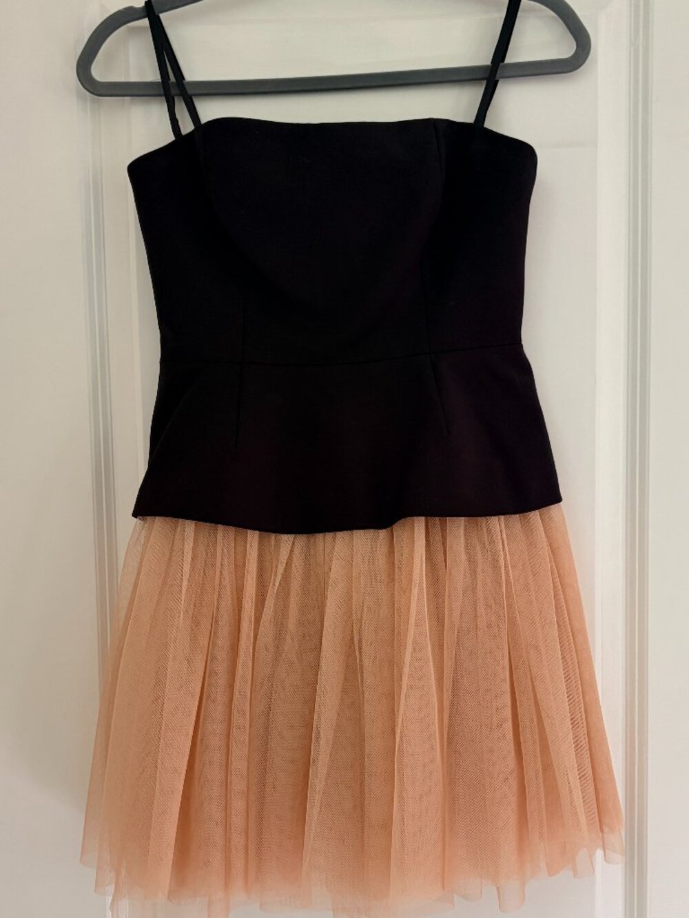 Fit and Flare tulle cocktail dress